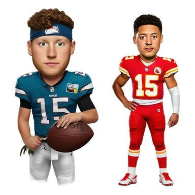 Josh Alle shot with arrow by Patrick mahomes  sticker