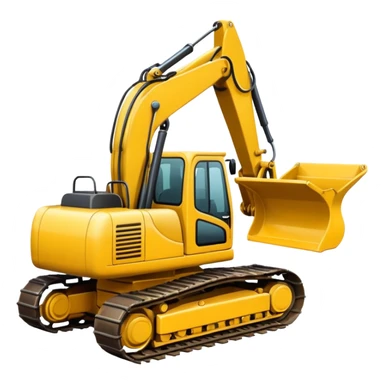 excavator sticker