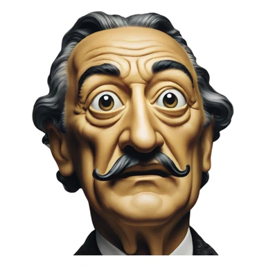 salvador dali artwork  sticker