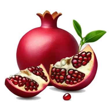 pomegranate with seed sticker