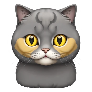 scottish fold katze @Emoji sticker
