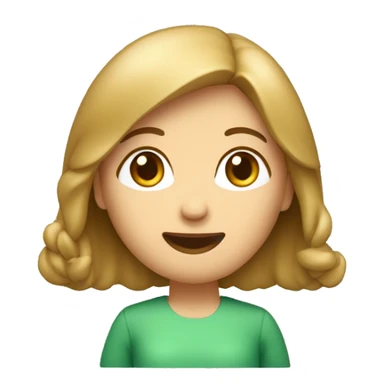 crea unavatar de cuerpo medio de una mujer dentista que está preocupada, con pelo castaño claro liso y ojos verdes sticker