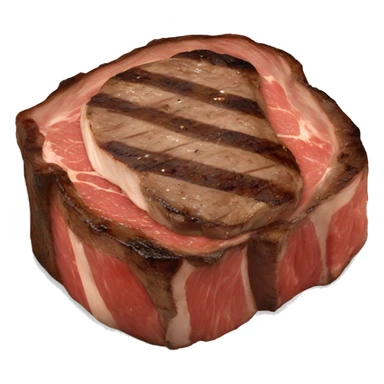 Ribeye steak sticker
