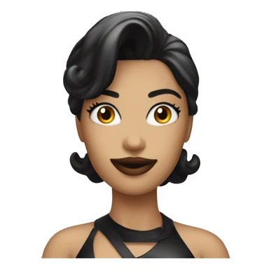 latex beauty in black sticker