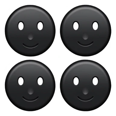 Make to round circles and one long line sticker