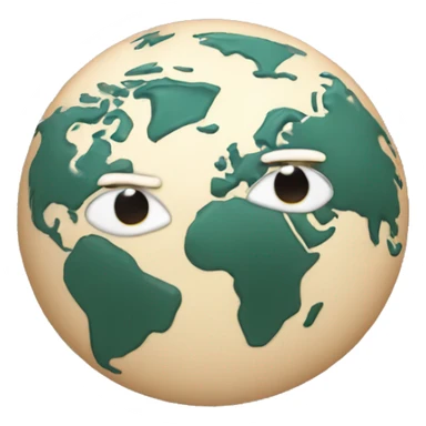 planet earth like a tourist sticker