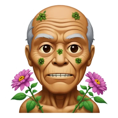 Gardener old Bob dead flowers from the toxic avenger sticker