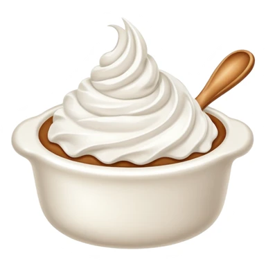 whipped cream scoop sticker