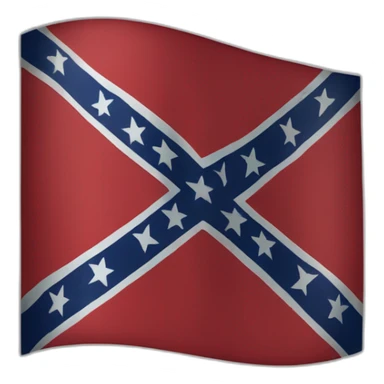 American south confederate battle flag sticker