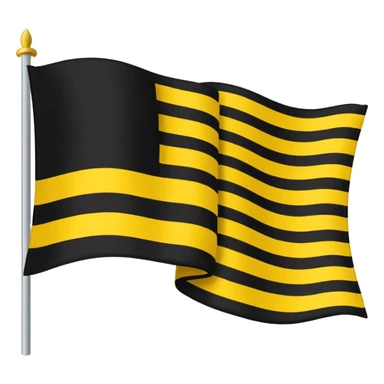 Le drapeau breton sans personne et comme un emoji du type "🇩🇿" sticker