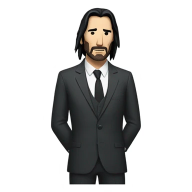 Mustang john wick sticker