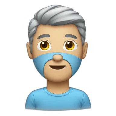 men-travelling-light-blue-shirt sticker