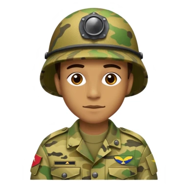 Quiero un soldado con el camuflado camaleón colombia  sticker