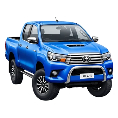 Toyota Hilux - Toyota (Model Year: 2021) (Iconic colour: Blue) sticker
