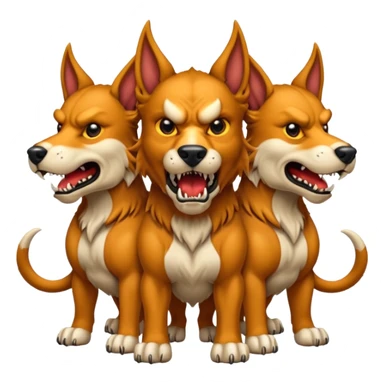 The three headed hound, cerberus sticker