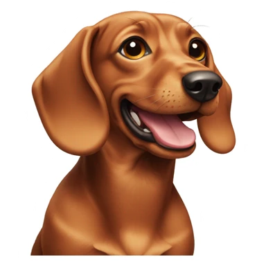 Dachsund emoji sticker
