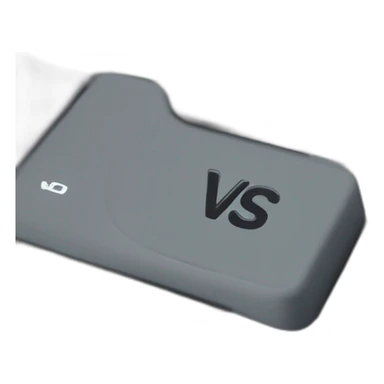 gray keycap with 'VS' on it sticker