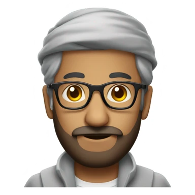 Sardarji with glasses  sticker