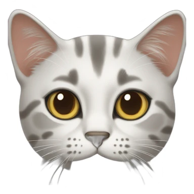 Ollie the polite cat sticker