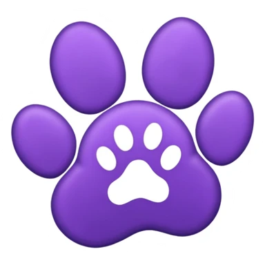 purple-cat-pawprint sticker
