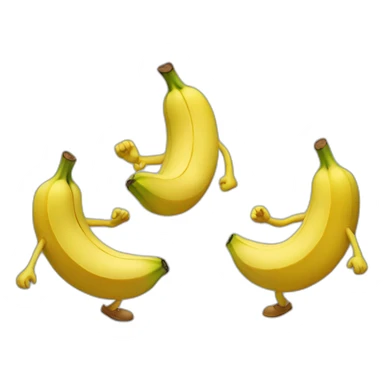 Bananas dancing Salsa sticker
