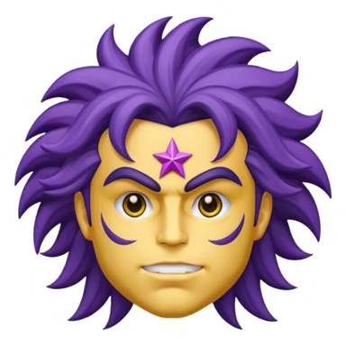 J’aimerais que tu me crées un emoji sur star Platinum dans jojo bizarre Adventure sticker