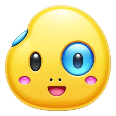 Tamagotchi ios app skeuomorphic sticker