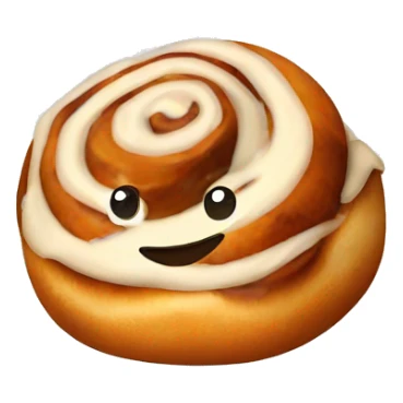 A cinnamon roll  sticker