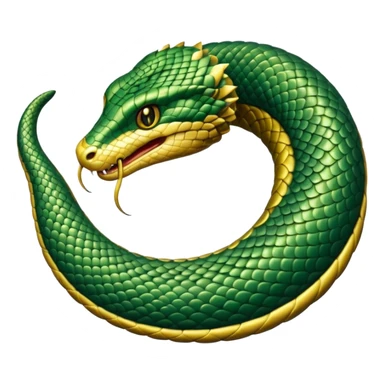Ouroboros (snake eating its tail) sticker