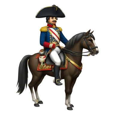 Russian cavalier of the Napoleonic Wars sticker