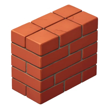 one brick view from above sticker