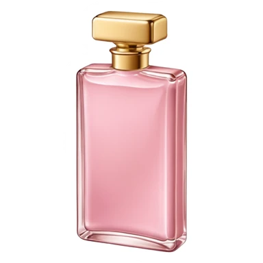 A light pink chocolate bar shaped perfume bottle   sticker