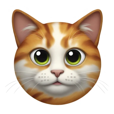 cat in the form of a planet sticker