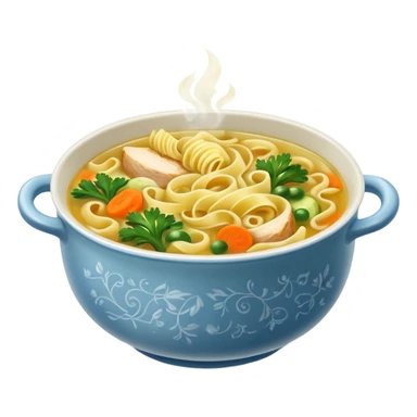chicken noodles sticker