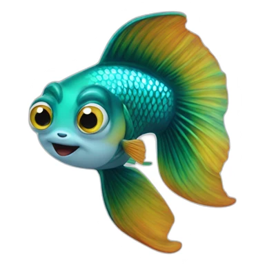 Guppy sticker