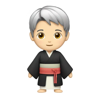 1boy, kimono, full body, japanese  sticker