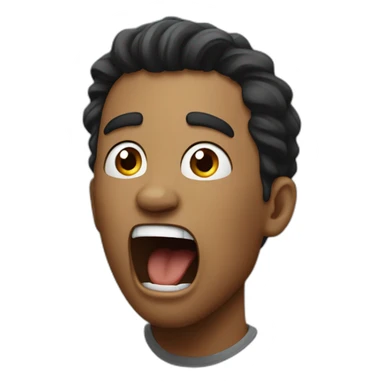 milei screaming sticker