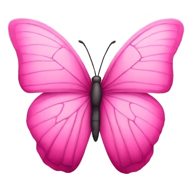 Pink butterfly  sticker