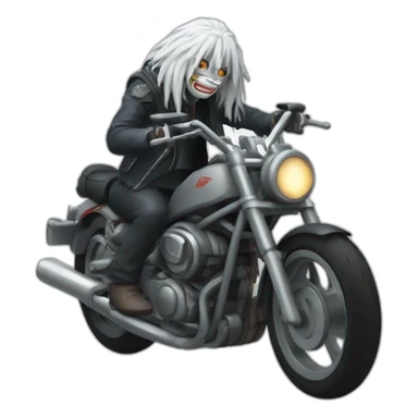 Tomura shigaraki riding motorcycle sticker