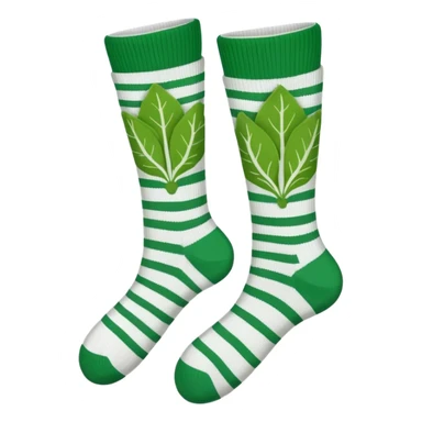 Chaussettes à motifs endives  sticker