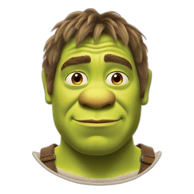 Shrek le vent à sourcil sticker