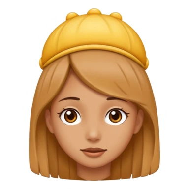 a foot placed on a girl's head sticker