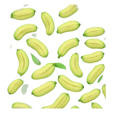 Green plantain horizontally sticker