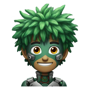 Deku cyborg sticker