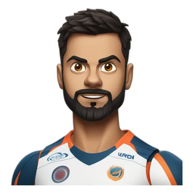 Virat Kohli ironman sticker
