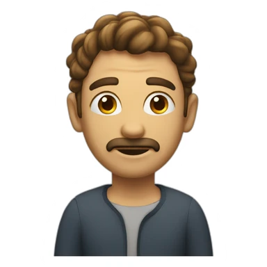 Man saying “calma Erick” sticker