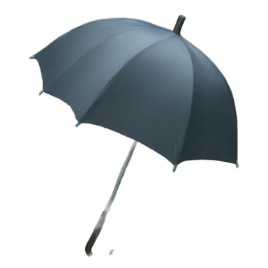 guarda chuva amarelo fechado sticker