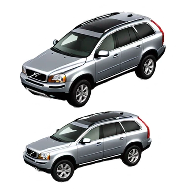 2012 silver volvo xc90 awd  sticker