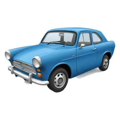 flying blue ford anglia sticker