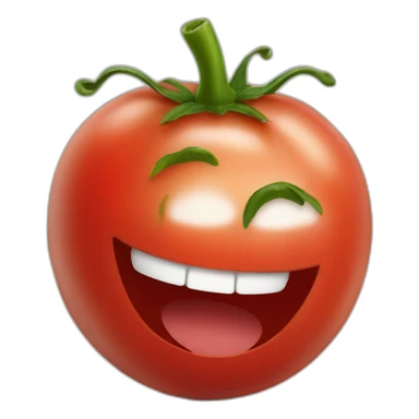 Smiley tomatoe sticker